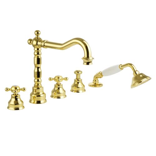 Смеситель Migliore REVIVAL 19507 на борт ванны золото