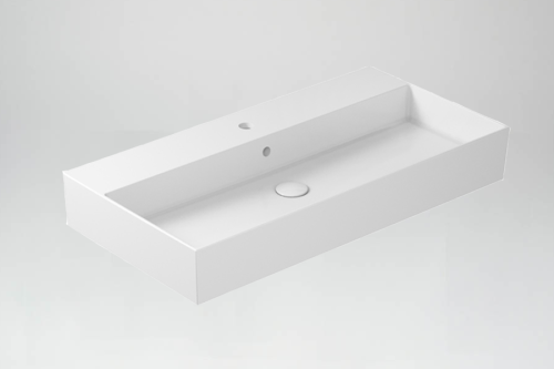 Раковина из сантехнического фарфора Galassia Meg11Pro 8937 101х46 подвесная цвет белый