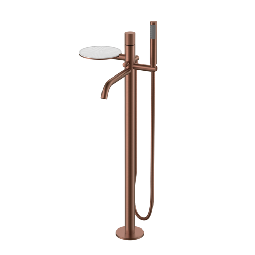 Смеситель Boheme Stick 129-BRB.4 напольный бронза брашированная