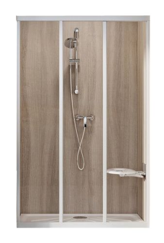 Душевая дверь Ravak Supernova 00VG010211 121х188 стекло с рисунком профиль белый