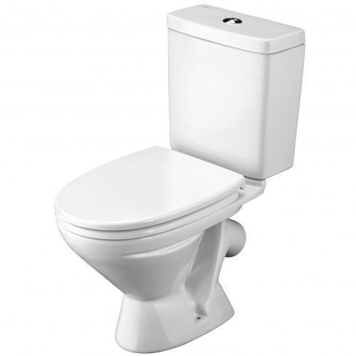Унитаз-компакт напольный с бачком Santek Лига 1WH302141 белый с сиденьем каскадный смыв