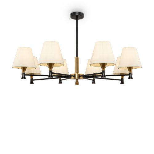 Люстра Freya Perfetto FR5098PL-08BBS 320x365x575 На штанге