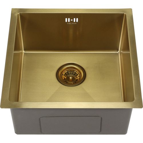 Кухонная мойка Melana ProfLine D4545HG золото 45х45 цвет золото поверхность матовая