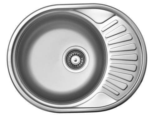 Кухонная мойка Ukinox Фаворит FAL570.450 -GT8K 2L 45х57 цвет стальной поверхность рифленая