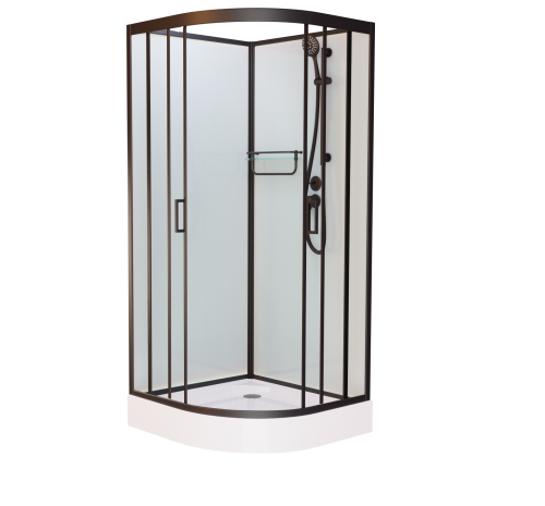 Душевая кабина Frank 400004 100х100 без крыши ориентация универсальная