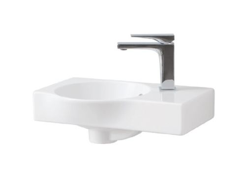 Раковина керамическая Artceram LAVAMANI LML001 01 00 43х27 подвесная цвет белый 1 отверстие под смеситель