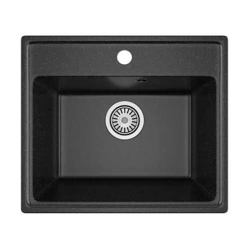 Кухонная мойка Maretti Kitchen 490 KT490-BL 49х42 цвет черный поверхность матовая