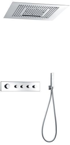 Душевая система AltroBagno Metropoli AltroBagnoUniversale040403Cr встраиваемая в стену