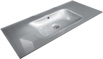 Столешница Armadi Art NeoArt 852-110-SL 111х52 накладная цвет серебро