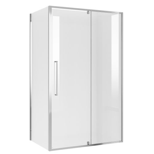 Душевой уголок Niagara Nova NG-66-11A-A90-34 110х90 стекло прозрачное профиль хром глянцевый без поддона