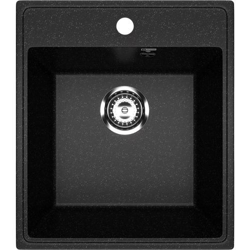 Кухонная мойка Ulgran Practik PR-M 425-004 43х49 цвет черный