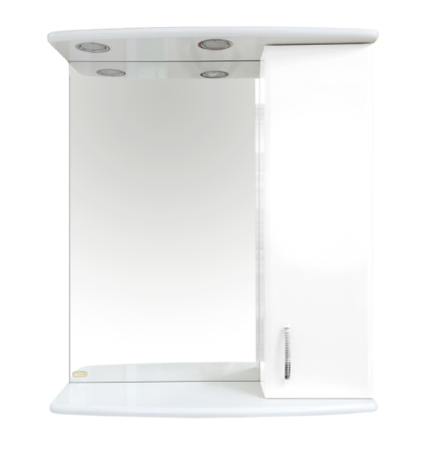 Зеркало-шкаф Misty Зеркала-шкафы Э-Аст04060-01СвП 62х19х72 подвесной цвет белый