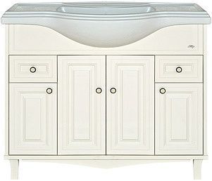 Тумба под раковину Misty Шармель Л-Шрм01105-5812Я 102х34х85 напольная - фото 2