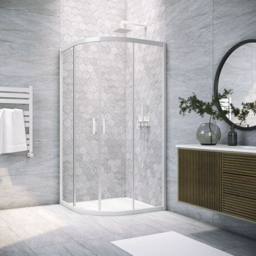 Душевой уголок Vegas-Glass ZS TUR+NOVO ZS NOVO h2000 120 01 crystalvision 120х120 стекло прозрачное профиль белый без поддона