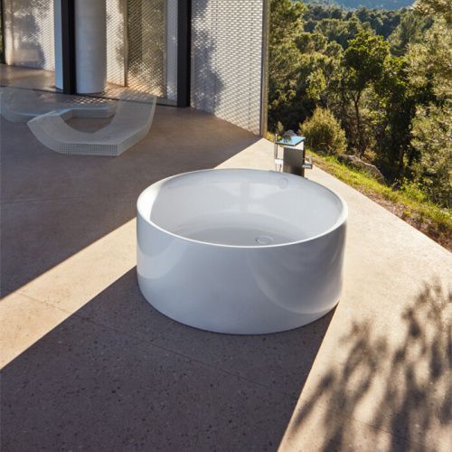 Ванна стальная Bette BettePond Silhouette 6045-000 CFXXS PLUS 150х150 отдельностоящая круглая