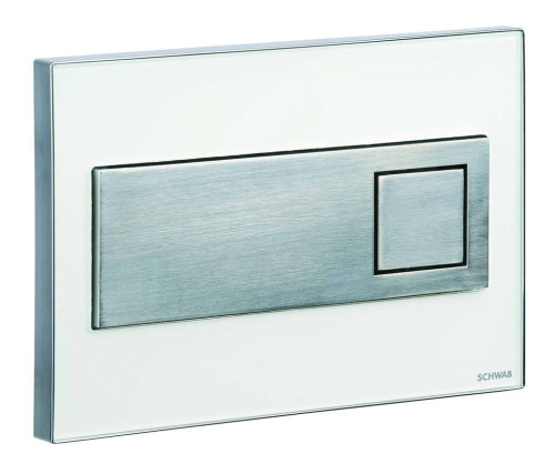 Клавиша смыва механическая Schwab Caro 5810823 цвет белый/хром