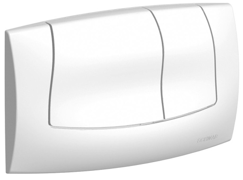 Клавиша смыва механическая Schwab Onda 5640466 цвет белый