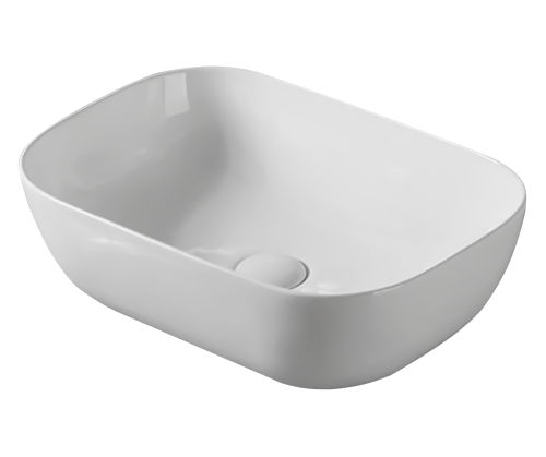 Раковина мебельная из санфаянса Melana A419-803 49х40 накладная цвет белый