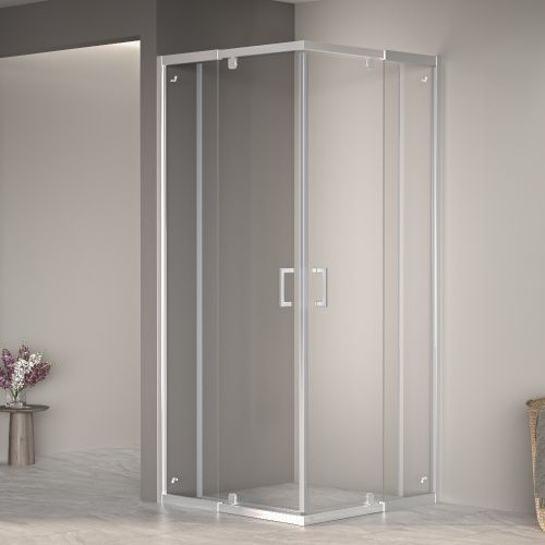 Душевой уголок RGW Passage 350803888-11 80х80 стекло прозрачное профиль хром глянцевый без поддона