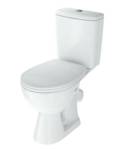 Унитаз-компакт напольный с бачком Rosa Уют Вн УнкБ01 белый с сиденьем каскадный смыв