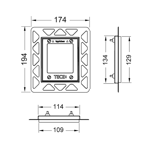 Рамка монтажная Tece TECEloop 9242649 - фото 2