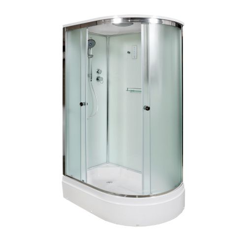 Душевая кабина AvaCan D312SLEL 120х90 асимметричная с крышей ориентация левая