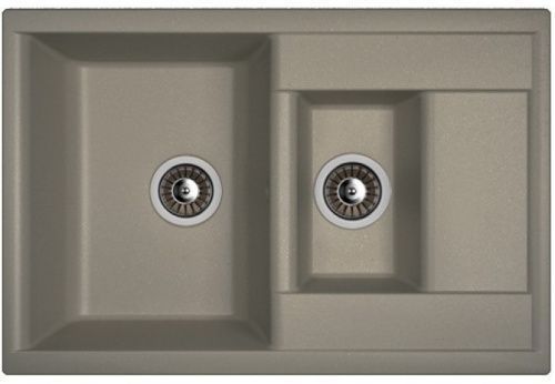Кухонная мойка Dr.Gans Астра 760К 25.065.D0760.410 76х51 цвет серый поверхность матовая