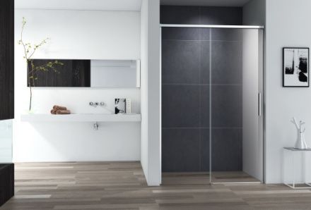 Душевая дверь Cezares DUET SOFT-M DUET SOFT-M-BF-1-120-C-Cr 120х195 стекло прозрачное профиль хром глянцевый