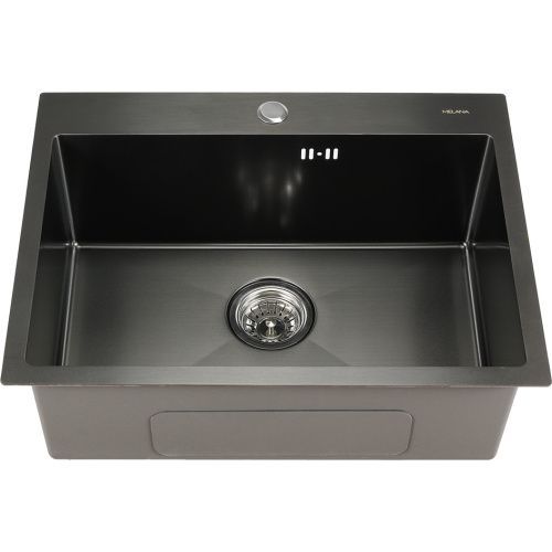 Кухонная мойка Melana ProfLine D6045HB графит 60х45 цвет графит поверхность матовая