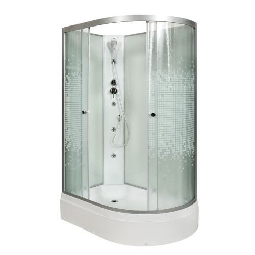 Душевая кабина AvaCan L720LNGM 120х80 асимметричная без крыши ориентация левая