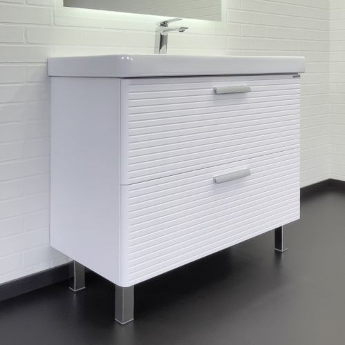 Тумба с раковиной Comforty Танжер 00-00019535CF 91х47х85 напольная цвет белый