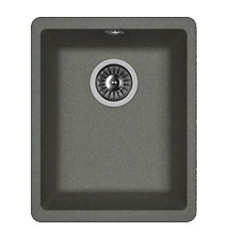 Кухонная мойка Florentina Вега 300 22.305.A0300.102 42х34 цвет черный поверхность матовая