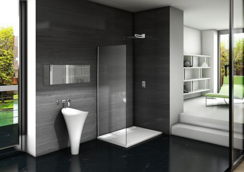 Душевая перегородка Good Door Galaxy ГЛ00001 80х195 стекло прозрачное профиль хром глянцевый