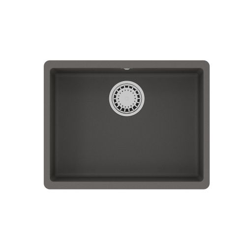 Кухонная мойка LeMark Sinara 540-u 9910077 54х42 цвет серый поверхность матовая