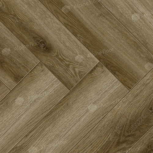 Ламинат Alpine Floor Herringbone 12 Pro New LF106-09 Дуб Марсель толщина 1.2 см 34 класс 606х101