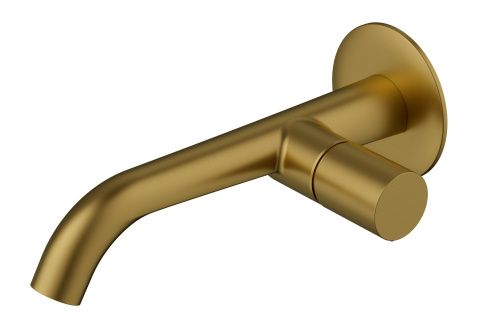 Смеситель для раковины AltroBagno Bilancia AltroBagnoBilancia010802BG встраиваемый в стену золото матовое