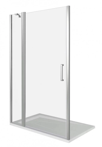 Душевая перегородка Good Door FANTASY ФА00035 100х185 стекло прозрачное профиль хром глянцевый