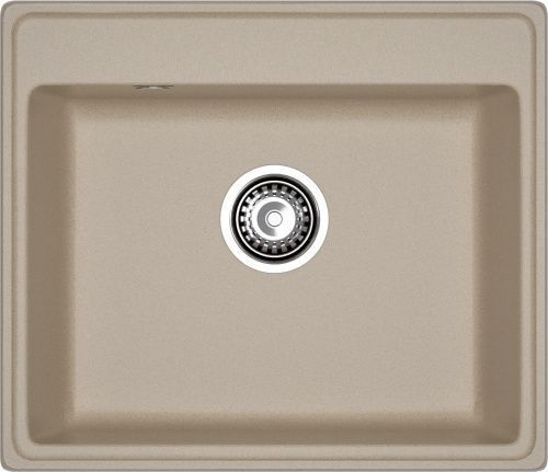 Кухонная мойка Granfest Vertex V-580 песочный 58х50 цвет бежевый поверхность матовая