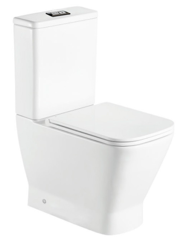 Унитаз напольный с бачком WeltWasser WW SK WW ROTBACH 011 GL-WT (10000012211) белый глянцевый с сиденьем микролифт безободковый смыв торнадо