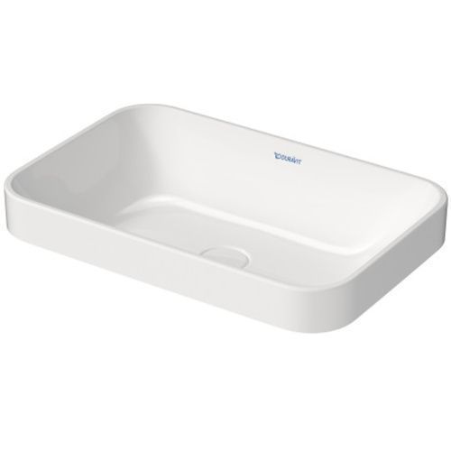 Раковина керамическая Duravit Happy D.2 Plus 2359600000 60 см накладная цвет белый без отверстий под смеситель