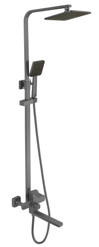 Душевая стойка Fmark FS8145-25Q настенная цвет серый