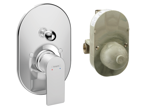 Смеситель Hansgrohe Rebris E 72458000 встраиваемый в стену хром
