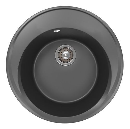 Кухонная мойка Florentina Лацио 510 17.010.B0510.302 51х51 цвет антрацит поверхность матовая
