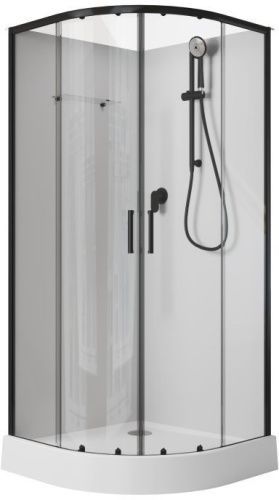 Душевая кабина Aquanet Passion EVO 00267256 90х90 четверть круга без крыши ориентация универсальная