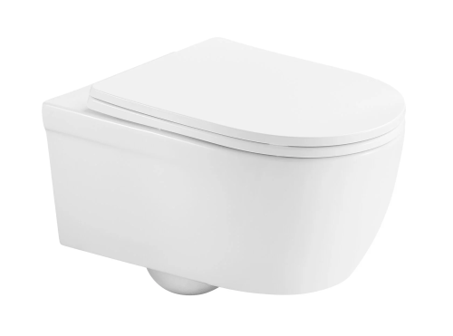 Чаша унитаза подвесная Arrow AHB2105H цвет белый без сиденья безободковая каскадный смыв