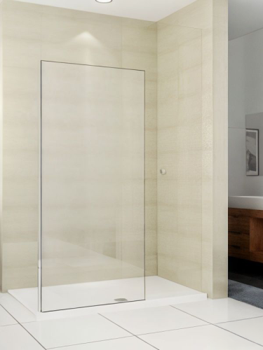 Душевая перегородка WeltWasser WW400 10000002942 80х185 стекло прозрачное профиль хром глянцевый