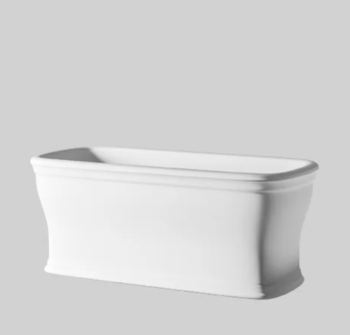 Ванна из искусственного камня Artceram Neo ACW003 03 108х85 отдельностоящая прямоугольная