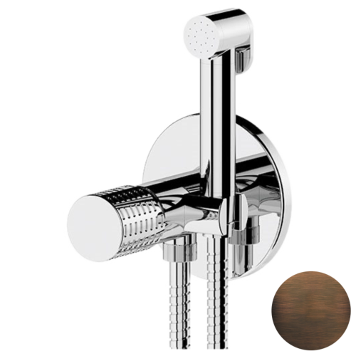 Гигиенический душ со смесителем Remer CEC65WBR бронза масляная