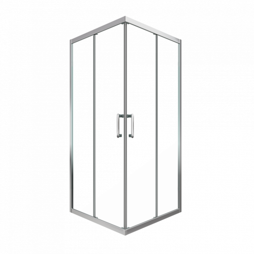 Душевой уголок Тритон Фикс-Хром Щ0000067439 90х90 стекло прозрачное профиль хром без поддона