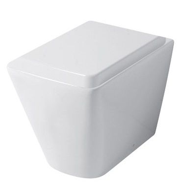 Чаша унитаза приставная Disegno Ceramica Touch3 T3002SET01 цвет белый глянцевый без сиденья безободковая